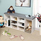 Shoe bank - 10 compartments - sofa - white
