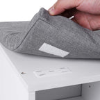 Shoe bank - 10 compartments - sofa - white