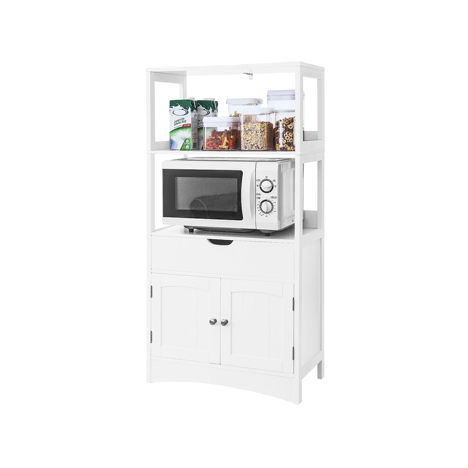 Bedroom cabinet - living room cabinet - bathroom cabinet - storage cupboard - wood - white