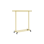 Clothing rack - on wheels - load capacity 90 kg - classic white