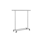 Clothing rack - on wheels - load capacity 90 kg - classic white