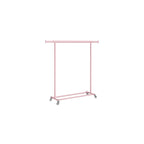 Clothing rack - on wheels - load capacity 90 kg - classic white