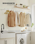 Clothing rod for the wall 30 x 84 x 7 cm