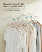 Clothing rod for the wall 30 x 84 x 7 cm