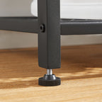 Coat rack with sofa - 12 clothes hooks - shoe rack - Industrial design - Sturdy steel frame
