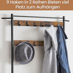 Coat rack - Detached clothing rack with storage space
