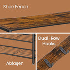 Coat rack - Detached clothing rack with storage space
