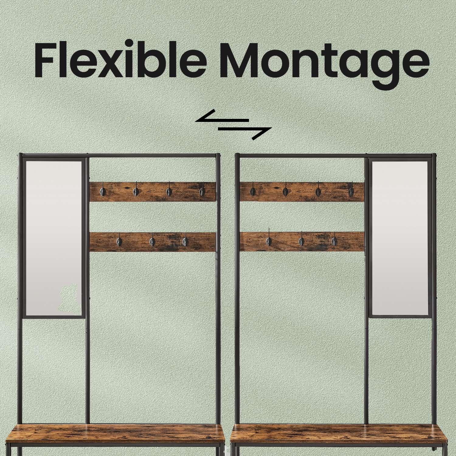 Coat rack - with mirror