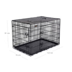 Dog Cage - Puppybench - Black