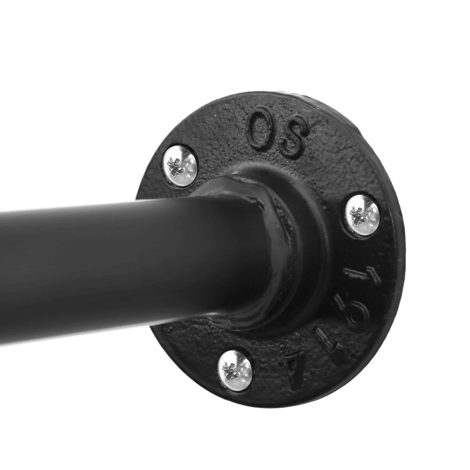 Clothing rod - Wall mounting - Coat rack - Industrial design - Black