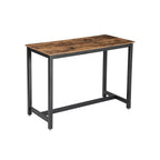 Bar table - kitchen table - industrial design - brown/black