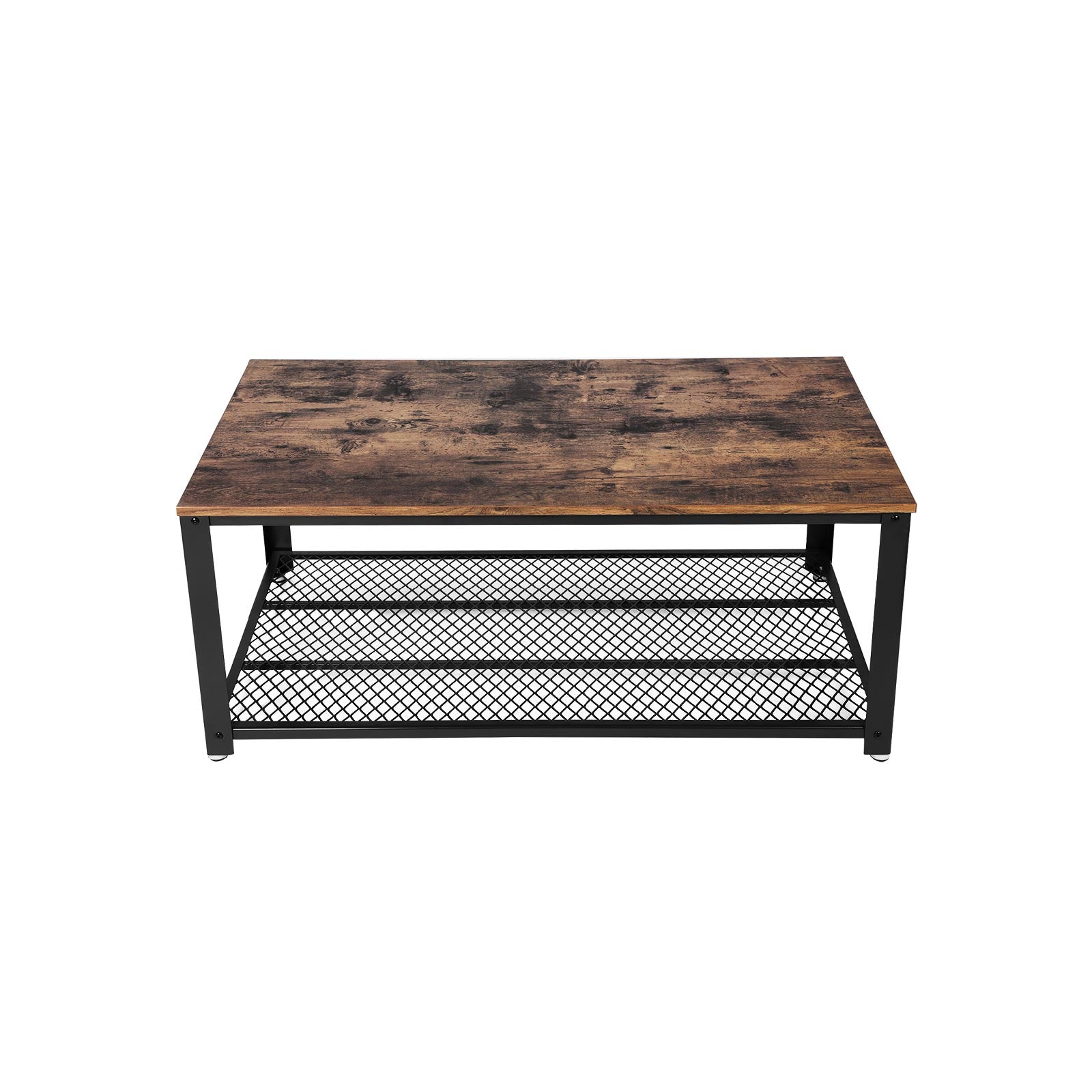 Coffee table-Living room table-Side table-TV furniture-Vintage Brown/Black