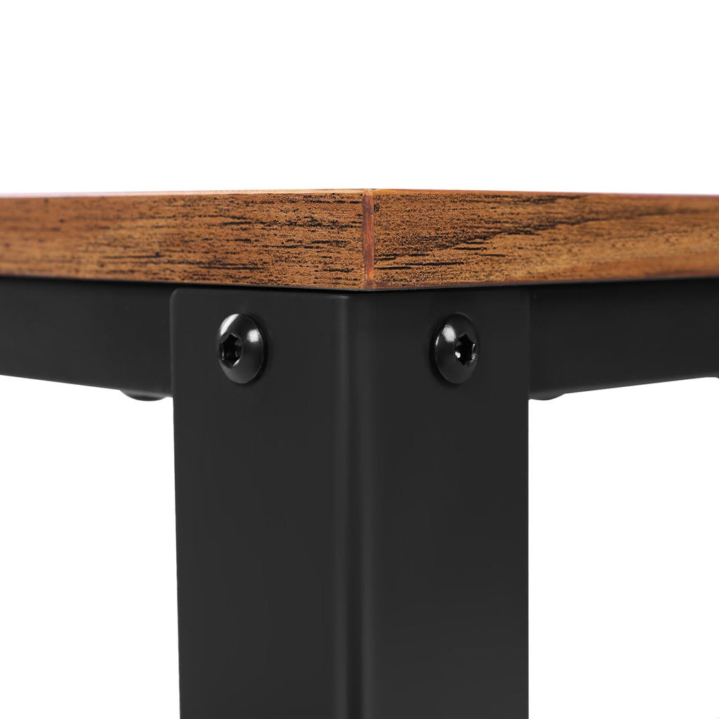 Coffee table-Living room table-Side table-TV furniture-Vintage Brown/Black