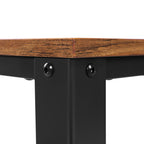 Coffee table-Living room table-Side table-TV furniture-Vintage Brown/Black