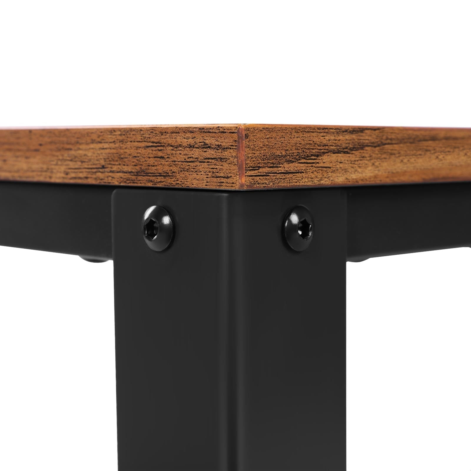 Coffee table-Living room table-Side table-TV furniture-Vintage Brown/Black