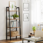 Bookcase - 4 levels - Ladder rack - Industrial