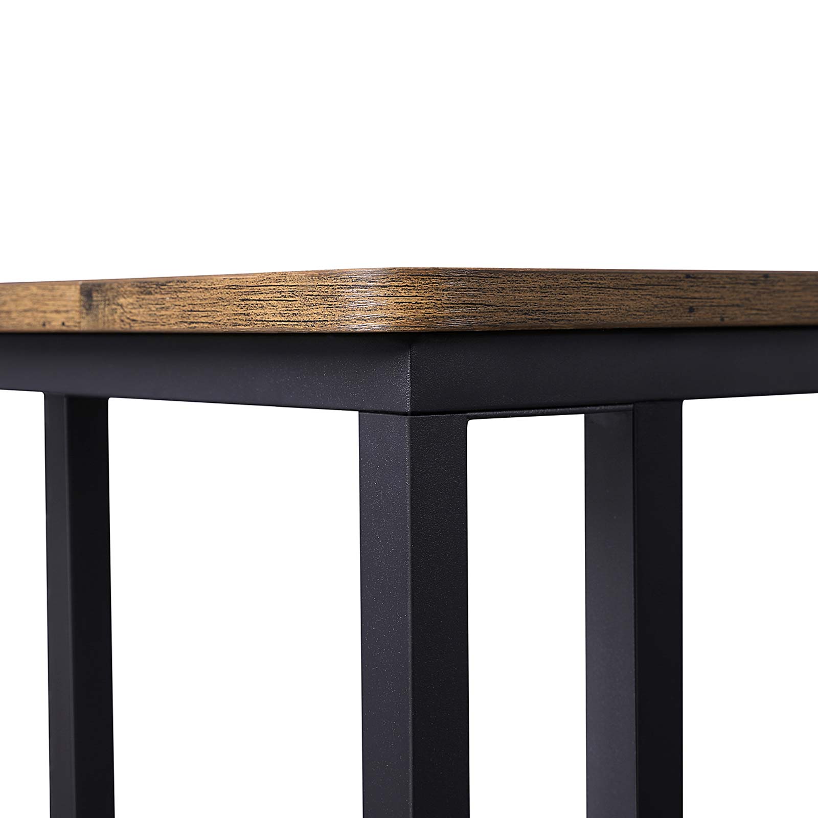 Side table - bedside table - on wheels - 50 x 35 x 60 cm - brown