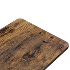 Side table - bedside table - on wheels - 50 x 35 x 60 cm - brown