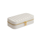 Small jewelry box - Cloudy White - Elegant & Compact