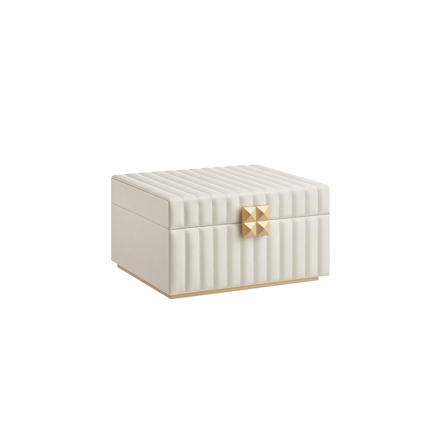 Anah collection jewelry box 2 levels, with mirror