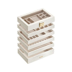 Jewelry box - 6 levels - White