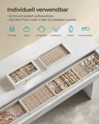 Jewelry box - 6 levels - White