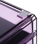 Cosmetic organizer - with drawers - lavender color