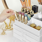 Make-up Organizer-White Acrylic