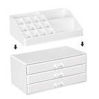 Make-up Organizer-White Acrylic