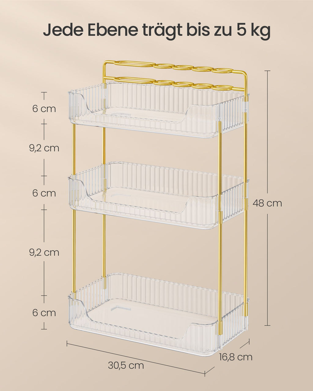 Rectangular Make-up Organizer-Gift Idea-Transparent