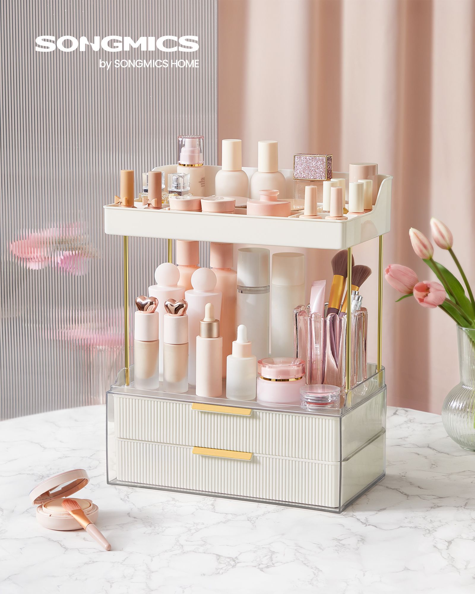 Make-up organizer 4 levels 20 x 32 x 39.1 cm, Wolkwit