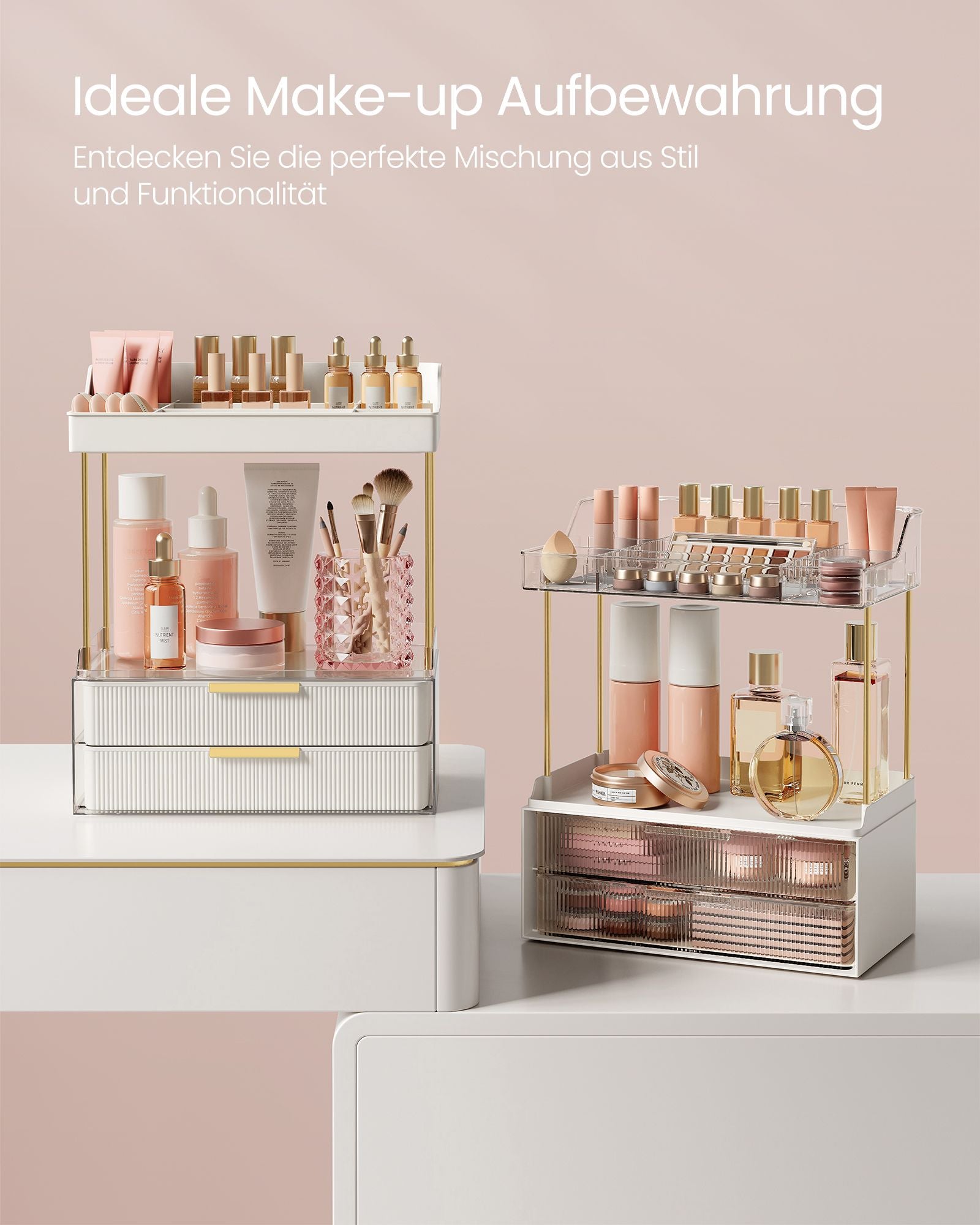 Make-up organizer 4 levels 20 x 32 x 39.1 cm, Wolkwit