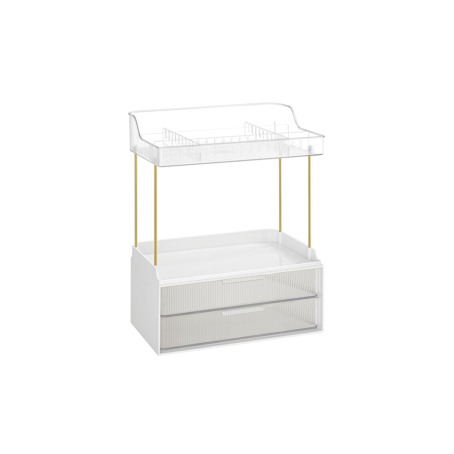 Make-up organizer 4 levels 20 x 32 x 39.1 cm, transparent
