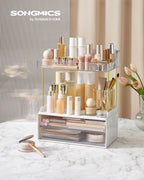 Make-up organizer 4 levels 20 x 32 x 39.1 cm, transparent