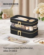 Make-up bag with jewelry box ink-black
