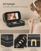 Make-up bag with jewelry box ink-black