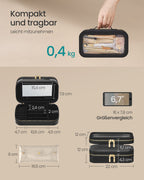 Make-up bag with jewelry box ink-black