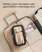 Make-up bag with jewelry box ink-black