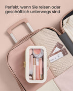 Make-up bag with jewelry box Wolk White