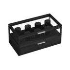 Watch box-2 levels-7 watch cushions-Gift Idea-Koffiebraun