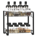 Herb rack - kitchen rack - countertop organizer - bathroom rack - black