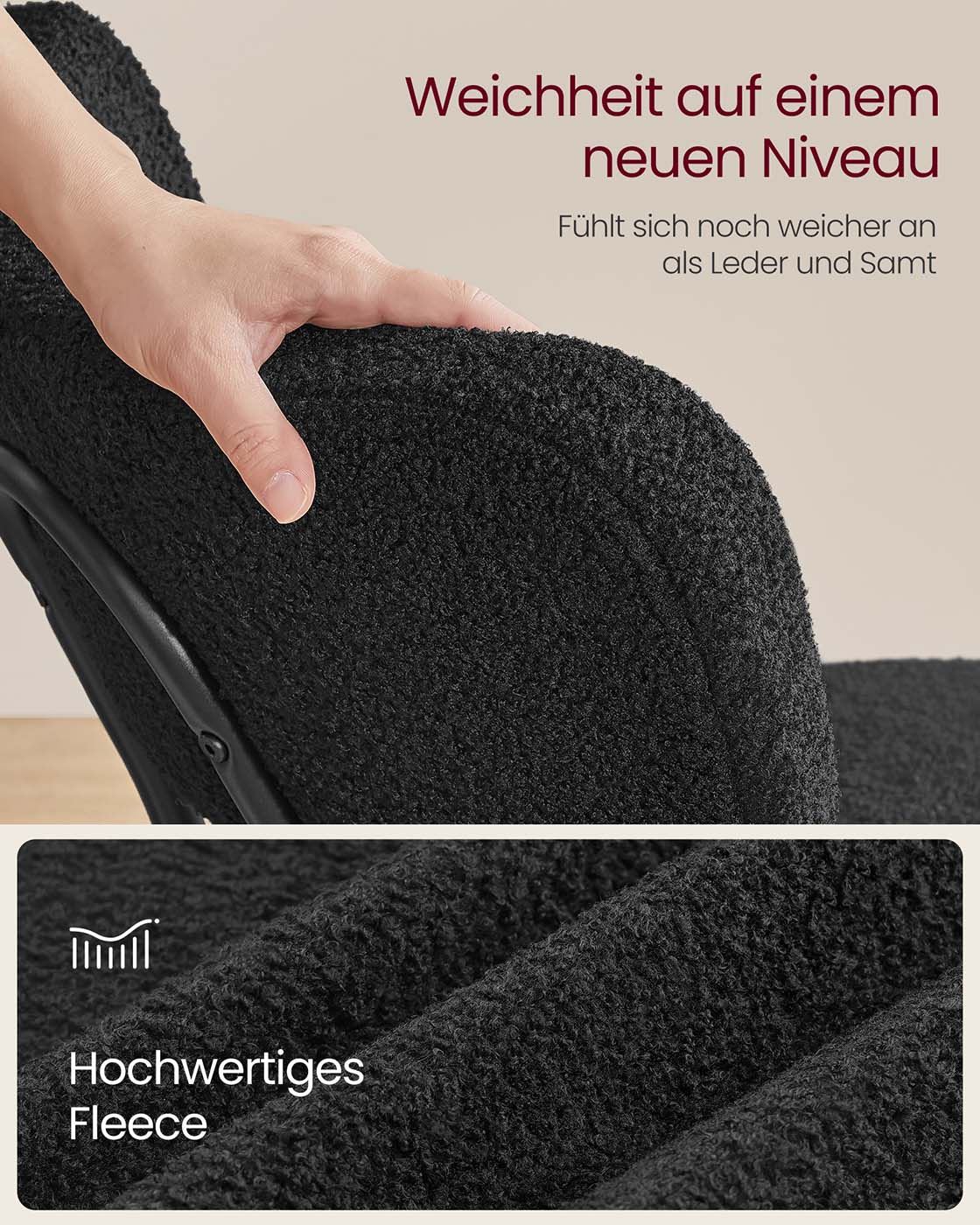 Dining room chair set of 2 with membrane surface ink -black