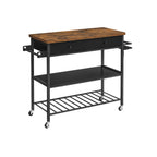 Kitchen trolley - on wheels - Industrial style
