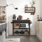 Kitchen trolley - on wheels - Industrial style