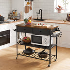 Kitchen trolley - on wheels - Industrial style