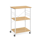 Kitchen rack - on wheels - with 3 levels