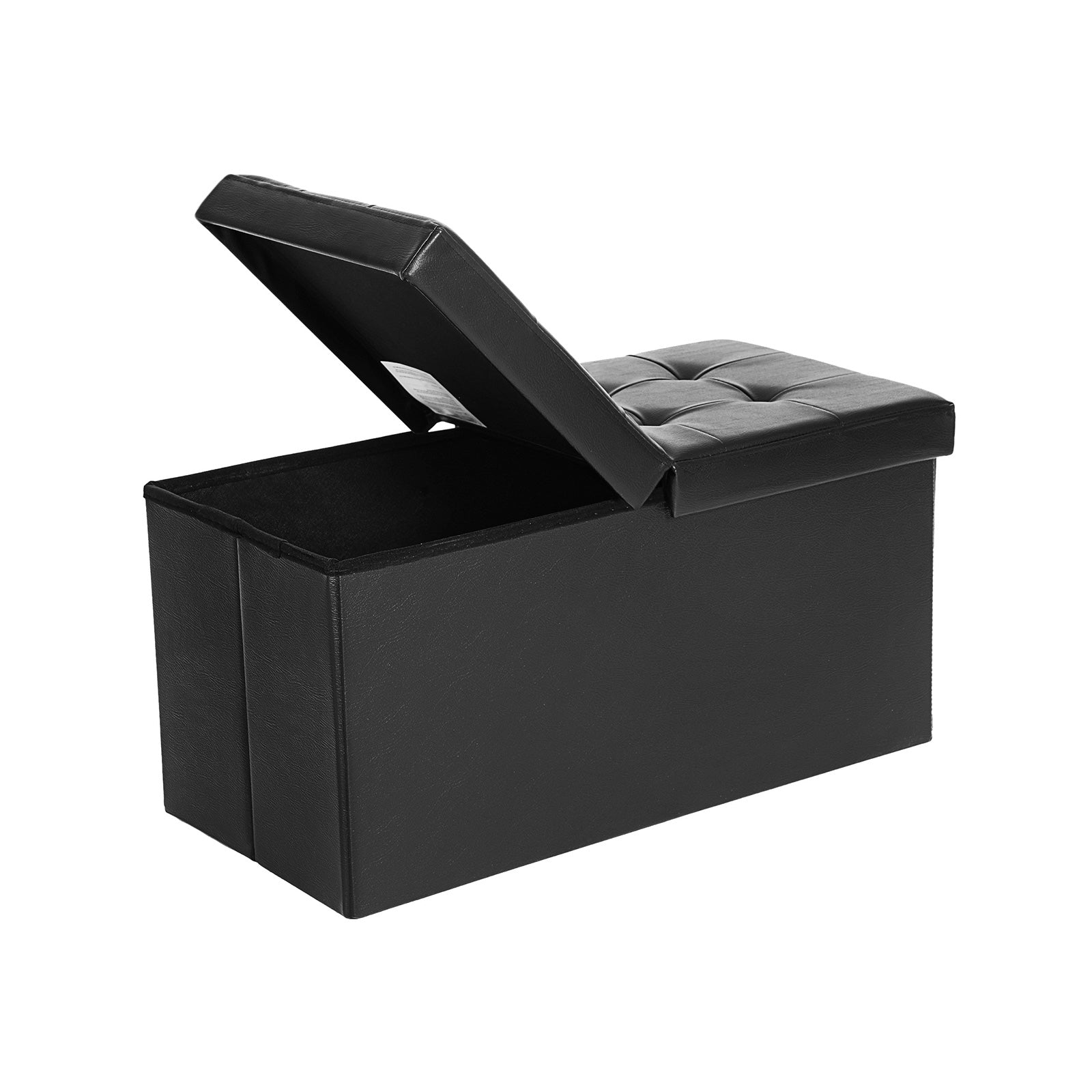 Sofa - folding - 76 cm - with folding lid - white
