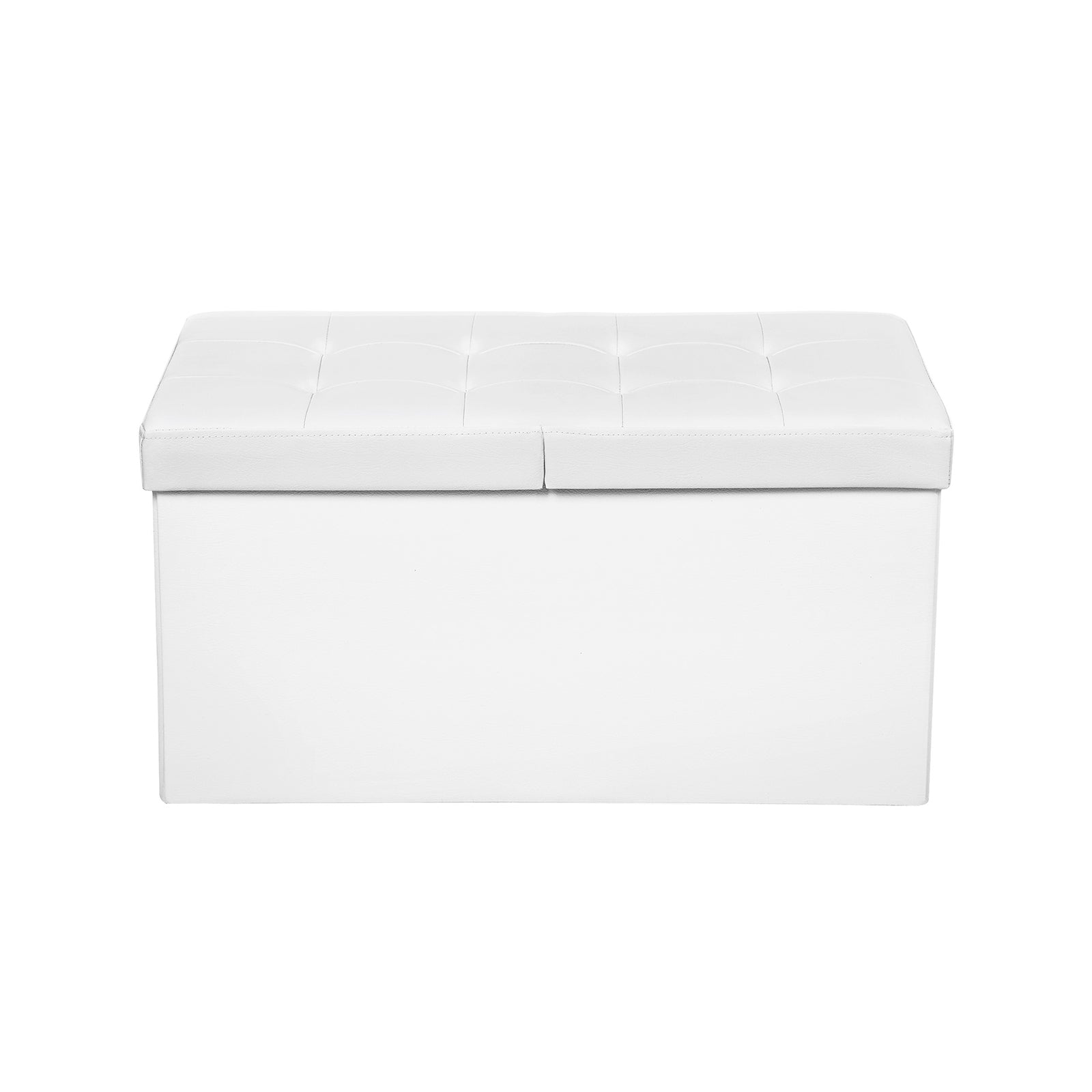 Sofa - folding - 76 cm - with folding lid - white