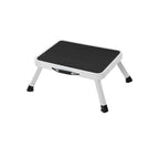 Foldable staircase - with non -slip mat - up to 150 kg - white