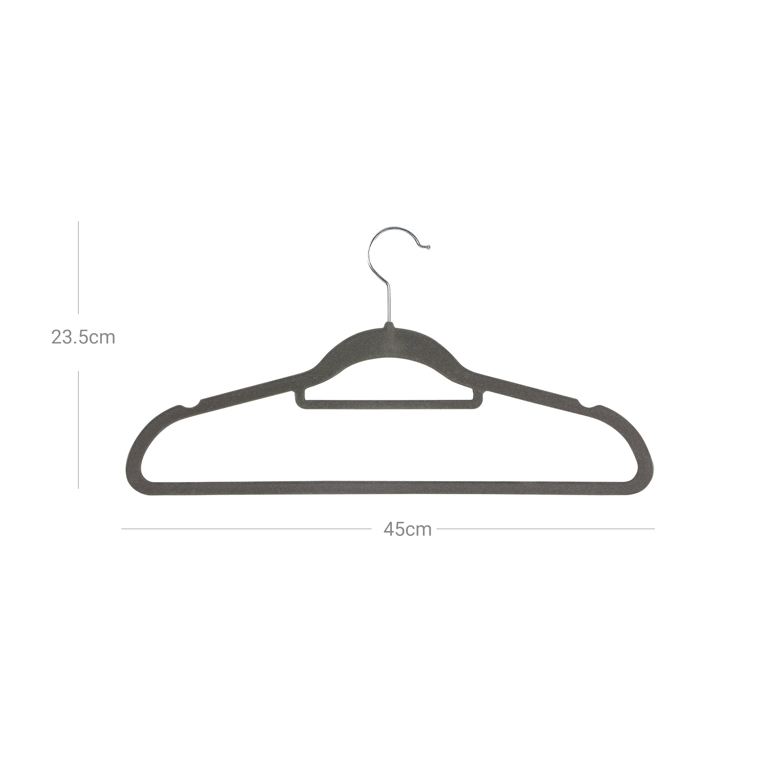 Set of 100 clothes hangers